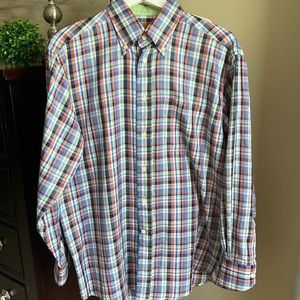 BRULI per Maus & Hoffman Swiss made men’s button down shirt large
